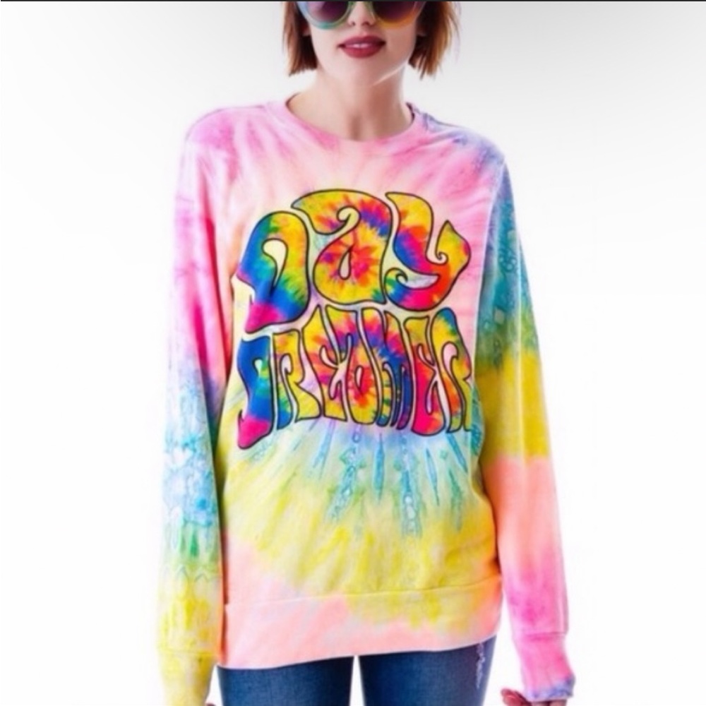 UNIF DAY DREAMER tie dye sweatshirt